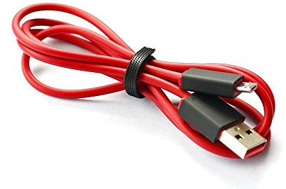Asobilor Red USB Cable Charger Power Charger for Beats by Dr.Dre Solo Wireless Headphones