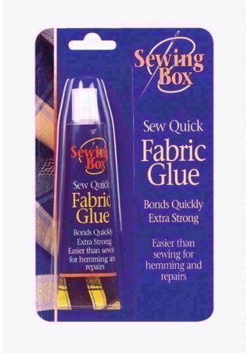 10 X Sewing Box Sew Quick Fabric Glue, 50ml