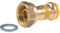 Comap Raccord droit 2 pièces Diamètre 14 x 1/2 Doré Laiton Union Réf. SPG02002S