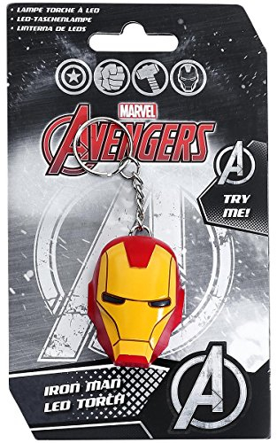 Paladone PP2982MA Avengers Marvel LED Key Chain, Red and Yellow, One Size