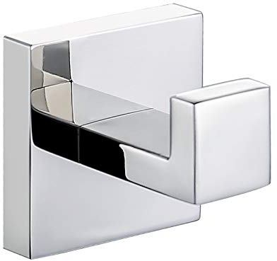 Turs sus 304 acero inoxidable capa gancho toalla albornoz ropa gancho para baño cocina garaje resistente montado en la pared, acabado pulido, K7001P