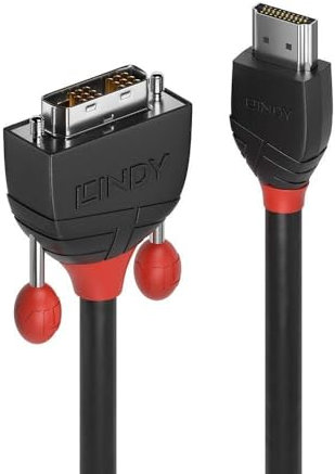 LINDY 1 m HDMI to DVI Cable - Black