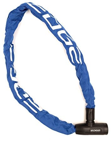 Edge Fahrradschloss, Granito Kettenschloss mit Stahlketten für Fahrrad und Motorrad, 6mm x 900mm, 740g (Schwarz) (Blau)