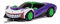 Scalextric vom Joker inspiriertes Slotcar
