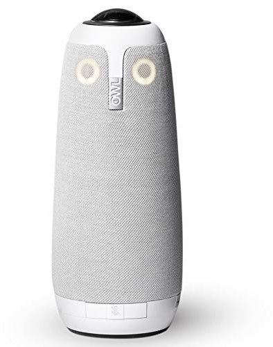 Meeting Owl Pro - 360-Degree, 1080p HD Smart Video Conference Camera, Microphone, and Speaker (Automatic Speaker Focus & Smart Zooming and Noise Equalising) - Works with Zoom, MS Teams, Slack and more