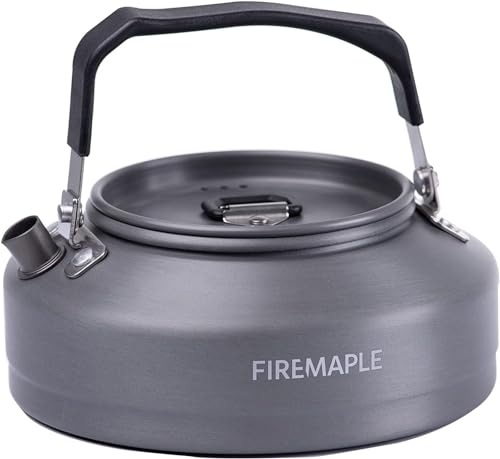 Fire-Maple T3 Tea Kettle Camping Outdoor Hiking Picnic Pot Water Boiler for Coffee | Easy to Clean Hard Anodized Aluminum and Stainless Steel Cookware Set | Tea Pot and Coffee Pot