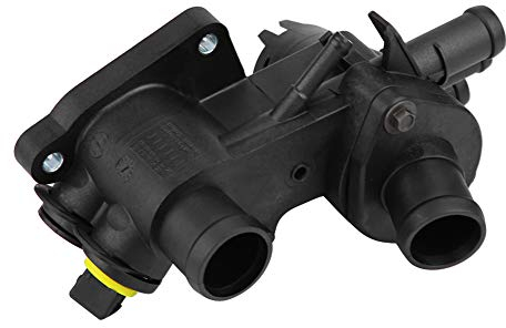 Termostato Y Carcasa, Yosoo Termostato Y Carcasa Y Reemplazo del Señor para Seat Ibiza 1 0 1 4 1 6 032121111N para 4 1 4 Termostato 032121111N 1001210075 Termostato de la Carcasa del Termostato del Co
