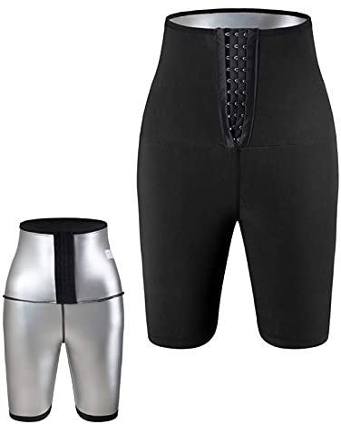 Femmes Sauna Pantalons De Survêtement Transpiration Taille Haute Butt Lift Contrôle Du Ventre Shapewear Entraînement Élastique Perte De Poids Sport Fitness Leggings Shorts De Yoga Transpiration Sauna