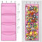 Storage for Stuffed Animal - Over Door Organizer for Stuffies, Baby Accessories, and Toy Plush Storage/Easy Installation with Breathable Hanging Storage Pockets Big Girls Chair Toddler Large Bag