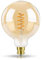 EXTRASTAR Vintage LED Light Bulb, B22 Bayonet Cap 6W(42W Equivalent) G125 Large Globe LED Spiral Filament Bulbs, 500LM, 2200K Warm White, Old Fashioned Bulbs, Amber Glass, Non-dimmable, 1 Count
