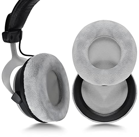 XBERSTAR Cuscinetti auricolari di ricambio per cuffie Beyerdynamic DT 990/DT880/DT770 Pro, colore grigio