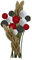 your castle Blumenstrauß aus 12 handgearbeiteten künstlichen Filzblumen & 2 Ästen, fairer Handel, nachhaltige Deko, realistische Kunstblumen, Filz-Floristik, Stoffblumen, Filzblumen-Set, Amata