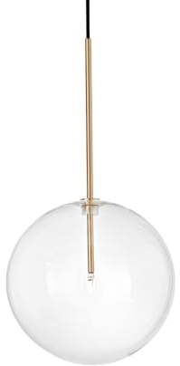Ideal Lux EQUINOXE 25cm Globe Pendelleuchte Messing