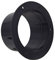JSIXASO Ducting Flange Bundkragen Montage Rundrohr PVC Verbinder 75mm Wandflansch Verbinder Schwarz für Lüftungsrohr(Flange Schwarz 75mm)