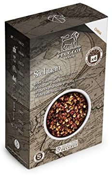 Peugeot Sichuan Chinese Red Peppercorns, 40 g - 4 fresh sachets of 10g