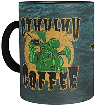 Urban Backwoods Cthulhu Coffee Tasse Mit Spruch Kaffeetasse