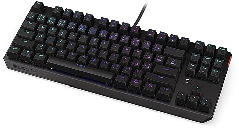ENDORFY Thock TKL CZ Brown, Kailh Brown Tactile switches, TKL 80% Mechanical Keyboard, Czech Layout, ABS keycaps | EY5C003