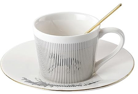 201-300 ml dynamische Spiegeltasse mit Spiegeleffekt, kreative Keramiktasse für Nachmittagstee, Kaffeetasse und Schale für Büro, Zuhause, Restaurant, Café, Pferd, Silber, 201 ml