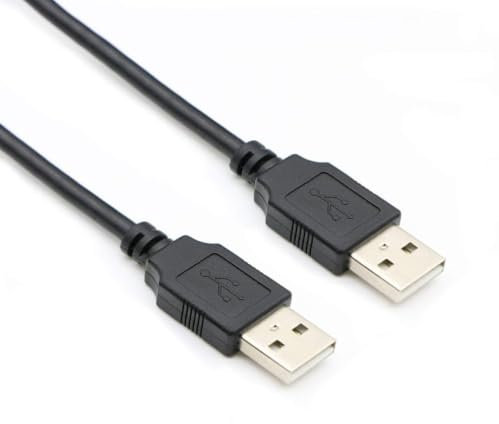 iCables USB 2.0 A Cable - Male to Male - USB to USB Lead - Universal Compatibility For Hard Drives, KVM, Cameras, Docking Station, Hub, MP3, Modem, Printer, Web Cam, DVD, Blu-Ray and more (1M)
