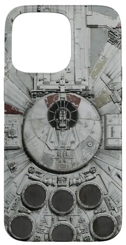 Star Wars Millennium Falcon Close Up Grey Hülle für iPhone 15 Pro Max