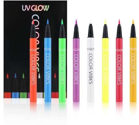 8 Farben Matte Liquid Eyeliner Set, Rainbow Colorful Neon Flüssiger Make-up Eyeliner Pencil Pigmentierter Wasserfester Wischfester Long Lasting Smudge-Proof Gel Eye Liner Kit for Women