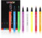 8 Farben Matte Liquid Eyeliner Set, Rainbow Colorful Neon Flüssiger Make-up Eyeliner Pencil Pigmentierter Wasserfester Wischfester Long Lasting Smudge-Proof Gel Eye Liner Kit for Women