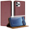 JayModCase Case for iPhone 11 Pro (5.8 inch) with 1 Pack Screen Protector, PU Leather Flip Magnetic Buckle Wallet Cover with Card Slots Kickstand Compatible with iPhone 11 Pro - Burgundy