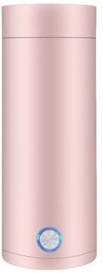 LoveFirst Travel Kettle,400ML Small Portable,3 in 1 Mini Electric Kettle,304Stainless Steel Food Grade, Fast Boil and Auto Shut Off Heating Mug for Tea,Coffee, Baby Milk Colour: Pink