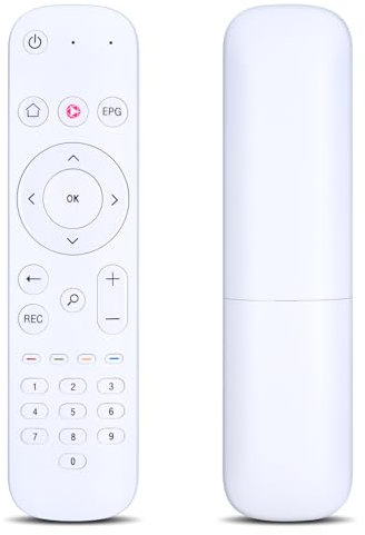 TCNOUMT Neu Ersatzfernbedienung Passend für Telekom MagentaTV Box Play Digitaler Multimedia Receiver 40868874, Weiß
