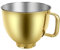 Golden Heavy Duty Stainless Steel Mixer Bowl 5QT For KitchenAid Artisian&Classic Tilt-head Stand Mixeres, Replacement Bowl For KitchenAid Mixers