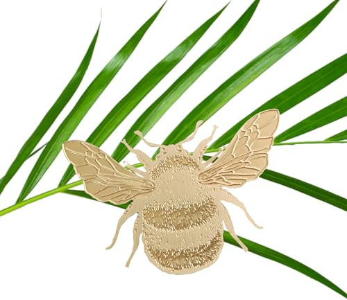 Rainteam Plant Animal Decor Cute Brass Plant Hanger Ornaments for Gardeners Plant House Forests Decorations Pots Funny Plant Accessories for Plants Lover Gifts(2 Bee)