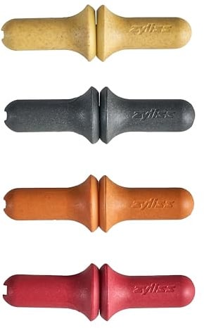 Zyliss Corn Holders 4pc Set – Stainless Steel Corn Cob Holders with Interlocking Design, Sustainable Wheat Straw Handles, Rust-Proof Prongs, Compact Storage, BBQ & Picnic Essential