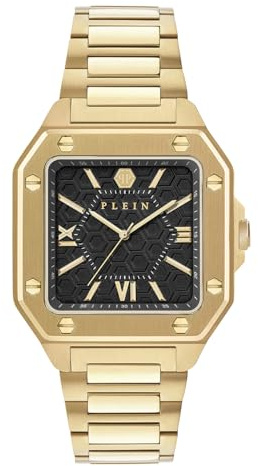 Philipp Plein Herren-Armbanduhr Analog Quarz Plein Edge Edelstahl