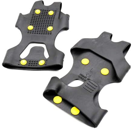 WENKO Schuhspikes - 1 Paar, Größe 41-44, Gummi, 21.5 x 2 x 13 cm, Schwarz