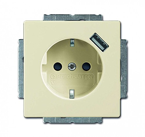 Busch-Jaeger Schuko USB-Steckdose Future Linear, 20EUCBUSB-82