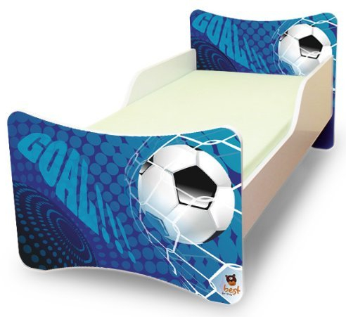 Best For Kids Babybett Kinderbett Jugendbett 70x140 mit Matratze 10 cm und Lattenrost Sonderangebot !!! (Goal)