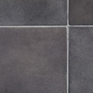Black Slate Tile Effect Vinyl Flooring 2mx2m Kitchen Vinyl Floors