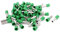 sourcing map 80Stück 6mm² Crimpzange Aderendhülsen Kabelschuhe 0,5-Joint Anschluss grün de