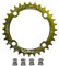 UPANBIKE Cadena estrecha y ancha para bicicleta 104 BCD de forma redonda de una sola cadena anillo 32T 34T 36T 38T