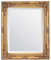 Select Mirrors Rhone Wandspiegel, französischer Vintage, antiker Barockstil, 50 x 60 cm (antikes Gold)
