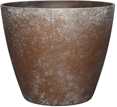 Classic Home and Garden Pot de Fleurs en résine, cuivre Vieilli 20,3 cm