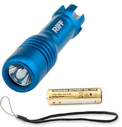 Riff TL Micro LED Mini Tauchlampe, Farbe:blau