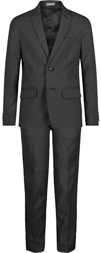 Van Heusen boys 2-piece Formal Business Suit Pants Set, Mini Black, 12 US