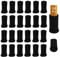 24Pcs Calcetines para Patas de Silla con Almohadillas de Fieltro, AUHOTA Elásticos Protectores de Patas de Madera Gruesa, Muebles Tapa de Cubre-Antideslizante&Antiarañazos (Negro)