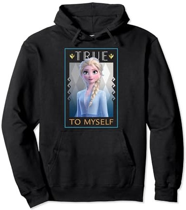 Disney Frozen 2 Elsa True To Myself Portrait Pullover Hoodie