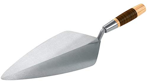 Bon 72-585 Brick Trowel Keystone Forged 13-inch Narrow London Leather Handle