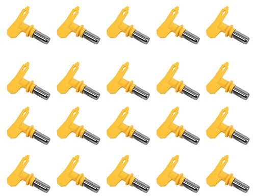 Reversible Airless Paint Spray Gun Tip Nozzle Accessoies Tungsten Steel Sprayer Fan-shaped Atomizing Nozzle for Airless Spraying Machine Home Graden Tool(313)
