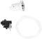 Interruptor de botón de aire Interruptor de aire neumático 250V Piscina de spa Encendido y apagado Conjunto de interruptor de botón de aire Interruptor neumático Kits de tubos de baño para herramienta