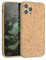 kwmobile Case Compatible with Apple iPhone 11 Pro - Case Made of TPU and Cork with Bumper for Phone - Light Brown