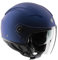 Tucano Urbano casco demi jet unisex EL'TOP. Casco moto in policarbonato, casco scooter all seasons con doppia visiera e copri–aerazione Dynamic Flow. Casco omologato ECE 22.05 blu opaco Tg. XS